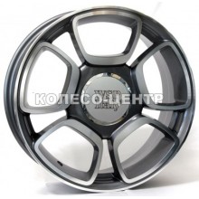 WSP Italy Fiat (W157) Forio 7x17 4x100 ET37 DIA56,6 (anthracite polished)